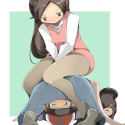 10s 1boy 2girls ass baseball_cap between_thighs blush brown_eyes brown_hair clerk_(pokemon) denim femdom hair_ornament hairclip hat jeans long_hair multiple_girls name_john nintendo npc_trainer office_lady pants pantyhose pokemon pokemon_(game) pokemon_bw ponytail sitting sitting_on_face sitting_on_person smile smother thighs touya_(pokemon) wince rating:Questionable score:105 user:daminol1 10s 1boy 2girls ass baseball_cap between_thighs blush brown_eyes brown_hair clerk_(pokemon) denim femdom hair_ornament hairclip hat jeans long_hair multiple_girls name_john nintendo npc_trainer office_lady pants pantyhose pokemon pokemon_(game) pokemon_bw ponytail sitting sitting_on_face sitting_on_person smile smother thighs touya_(pokemon) wince rating:Questionable score:105 user:daminol1