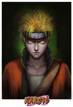  1boy blonde_hair c-togi facial_mark forehead_protector headband highres male_focus naruto_(classic) naruto_(series) scar simple_background solo uzumaki_naruto whisker_markings yellow_eyes  rating:Sensitive score:3 user:Mr_KaraRocks