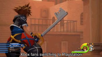  animated animated_gif brown_hair heartless keyblade kingdom_hearts kingdom_hearts_iii lowres short_hair sora_(kingdom_hearts) spiked_hair  rating:Sensitive score:18 user:cypherpunks