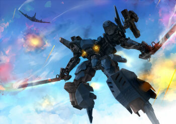  armored_core armored_core_v laser_blade mecha no_humans robot tagme usuki98  rating:Sensitive score:4 user:Kota_Hoshino