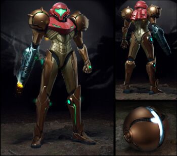  1girl female_focus helmet legs long_legs metroid metroid_prime_4:_beyond morph_ball nintendo official_art power_suit power_suit_(metroid) samus_aran standing 