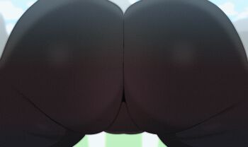  1girl animated animated_gif anus ass ass_shake cameltoe d-art day dragon_ball dragonball_z head_out_of_frame highres huge_ass lower_body pov short_shorts shorts tagme tomboy videl  rating:Questionable score:212 user:anon-sama3