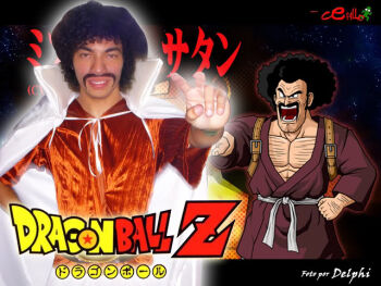  1boy afro cape cosplay dragon_ball dragonball_z male_focus mr._satan mr._satan_(cosplay) photo_(medium) real_life  rating:Sensitive score:8 user:hentaiprovisions