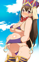 1girl bead_necklace beads big_belly bikini blush breasts bridal_gauntlets brown_hair earrings erect_nipples fate/grand_order fate_(series) from_side hands_on_own_stomach hat highres hoop_earrings jewelry kani_club large_breasts long_hair looking_at_viewer necklace nose_blush prayer_beads pregnant purple_bikini purple_eyes purple_hat ring skindentation smile solo strap_gap sweat swimsuit thighhighs very_long_hair xuanzang_(fate/grand_order) rating:Questionable score:15 user:danbooru 1girl bead_necklace beads big_belly bikini blush breasts bridal_gauntlets brown_hair earrings erect_nipples fate/grand_order fate_(series) from_side hands_on_own_stomach hat highres hoop_earrings jewelry kani_club large_breasts long_hair looking_at_viewer necklace nose_blush prayer_beads pregnant purple_bikini purple_eyes purple_hat ring skindentation smile solo strap_gap sweat swimsuit thighhighs very_long_hair xuanzang_(fate/grand_order) rating:Questionable score:15 user:danbooru