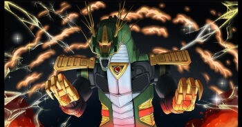  daijinryuu dragon gosei_sentai_dairanger lightning mecha mighty_morphin_power_rangers power_rangers red_eyes robot saban_entertainment serpenterra_(mighty_morphin_power_rangers) super_sentai tokusatsu zord  rating:General score:1 user:calum1998