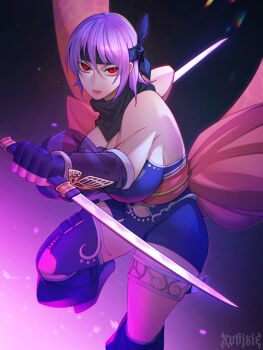 1girl ayane_(doa) breasts dead_or_alive huge_breasts ninja_gaiden ninja_gaiden_sigma_2 xuuikie_ashe