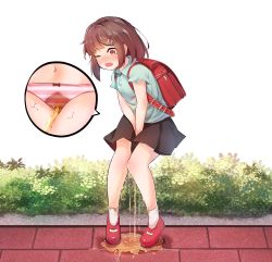 1girl absurdres backpack bag between_legs black_skirt blush bow bow_panties brown_hair bush close-up embarrassed eyebrows_visible_through_hair full_body green_shirt hair_ornament hairclip hand_between_legs hands_together have_to_pee highres knees_together_feet_apart loli looking_down navel one_eye_closed open_mouth original outdoors panties peeing peeing_self pigeon-toed pink_panties pleated_skirt puddle red_eyes red_footwear renoana shirt shoes short_hair short_sleeves skirt socks solo standing striped striped_panties tears underwear v_arms wet wet_clothes wet_panties white_background white_legwear rating:Questionable score:19 user:AngryZapdos 1girl absurdres backpack bag between_legs black_skirt blush bow bow_panties brown_hair bush close-up embarrassed eyebrows_visible_through_hair full_body green_shirt hair_ornament hairclip hand_between_legs hands_together have_to_pee highres knees_together_feet_apart loli looking_down navel one_eye_closed open_mouth original outdoors panties peeing peeing_self pigeon-toed pink_panties pleated_skirt puddle red_eyes red_footwear renoana shirt shoes short_hair short_sleeves skirt socks solo standing striped striped_panties tears underwear v_arms wet wet_clothes wet_panties white_background white_legwear rating:Questionable score:19 user:AngryZapdos