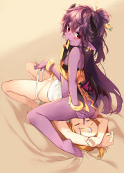 2girls ass barefoot blonde_hair blush bottomless demon_girl demon_wings earrings eyes_closed fang feet female forehead_jewel highres horns jewelry loli mouth_hold multiple_girls original pointy_ears purple_hair purple_skin red_eyes sitting sitting_on_face sitting_on_person soles takotsu wings yuri rating:Explicit score:63 user:Dweenie 2girls ass barefoot blonde_hair blush bottomless demon_girl demon_wings earrings eyes_closed fang feet female forehead_jewel highres horns jewelry loli mouth_hold multiple_girls original pointy_ears purple_hair purple_skin red_eyes sitting sitting_on_face sitting_on_person soles takotsu wings yuri rating:Explicit score:63 user:Dweenie