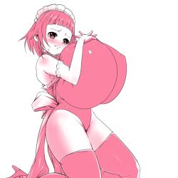 blush bow breast_hold breasts gigantic_breasts high_heels maid pink_theme promental_shit_backwash_psychosis shoes source_request thighhighs rating:Questionable score:53 user:GangstaIchigo blush bow breast_hold breasts gigantic_breasts high_heels maid pink_theme promental_shit_backwash_psychosis shoes source_request thighhighs rating:Questionable score:53 user:GangstaIchigo