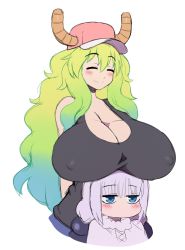 2girls aqua_hair arms_behind_back bare_shoulders blonde_hair blue_eyes blush breast_rest breasts cleavage erect_nipples eric_lowery eyes_closed female gradient_hair green_hair hat highres horns huge_breasts kanna_kamui kobayashi-san_chi_no_maidragon lavender_hair long_hair multiple_girls no_bra quetzalcoatl_(maidragon) smile very_long_hair rating:Safe score:40 user:fakyuh 2girls aqua_hair arms_behind_back bare_shoulders blonde_hair blue_eyes blush breast_rest breasts cleavage erect_nipples eric_lowery eyes_closed female gradient_hair green_hair hat highres horns huge_breasts kanna_kamui kobayashi-san_chi_no_maidragon lavender_hair long_hair multiple_girls no_bra quetzalcoatl_(maidragon) smile very_long_hair rating:Safe score:40 user:fakyuh