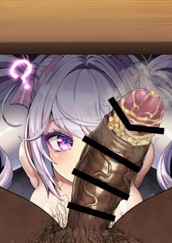  1boy 1girl alice_(nikke) censored goddess_of_victory:_nikke ninopal penis smegma  rating:Explicit score:5 user:exaugens