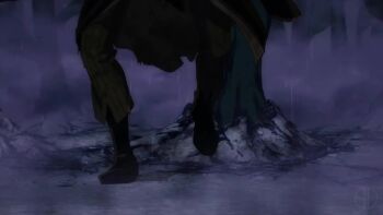  1girl animated aoyama_yuuga blonde_hair blood blood_on_face blush boku_no_hero_academia breasts censorship_removal cleavage cleft_of_venus covering_breasts covering_privates embarrassed forest green_eyes green_hair hagakure_toru highres invisible large_breasts long_hair messy_hair nature night nipples nude_filter public_indecency public_nudity rain see-through_body see-through_silhouette tagme third-party_edit torn_clothes transparent tree video wet  rating:Explicit score:49 user:Coco_Nutz