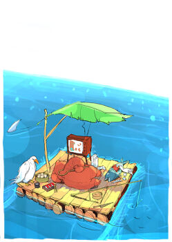  animal_focus archived_source backscratcher bamboo_steamer bear bird border commentary_request controller crt dim_sum dumpling fish fishing_rod food game_console game_controller holding_backscratcher knife knob korean_commentary lazy leaf log lying no_humans ocean on_raft on_side opon original plank radio_antenna raft shark_fin steamed_bun sushi television watching_television watercraft white_bird white_border white_fur 