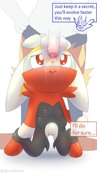  2026 absurdres adult_on_young animal_abuse ass bad_tag blush cinderace cum cum_in_mouth cum_in_pussy cum_on_body embarrassed english_text facial flaccid foreskin furry furry_female gen_8_pokemon highres nintendo nude open_mouth penis pokemon pussy rabbit raboot rape red_eyes sex simple_background size_difference smile talking tears testicles tongue torn_clothes wet wet_clothes white_fur zpectralkrystal 