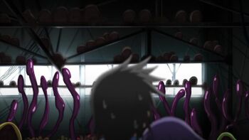  10s 1boy 3girls animal_ears animated anime_screenshot arms_up bandages bdsm black_hair blonde_hair blue_hair blush bondage bound breast_press breasts breasts_squeezed_together choker close-up clothes_pull covered_erect_nipples curvy deep_skin drooling female_orgasm from_below gigantic_breasts grabbing_another's_breast green_eyes groping highres hizuki_ayana hizuki_touko hoods_entertainment huge_breasts huge_nipples jewelry kagaku_na_yatsura komaba_haruki kuze_airi lactation large_areolae long_hair milk molestation monster multiple_girls necklace nipple_pull nipple_stimulation nipple_tweak nipples no_bra nozaki_masaya open_mouth orgasm outdoors plump puffy_nipples purple_hair pussy_juice red_eyes restrained saliva shiny_skin short_shorts shorts shorts_pull skindentation small_breasts sound sweat tagme tail tearing_up tears teeth tentacles thick_thighs thighs tongue tongue_out torn_clothes unzipped video wide_hips 