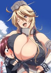 1boy 1girl bangs black_eyes black_gloves blonde_hair blue_eyes blunt_bangs breast_smother breasts brown_hair commentary_request day elbow_gloves fingerless_gloves front-tie_top gloves hair_between_eyes headgear highres huge_breasts iowa_(kantai_collection) kantai_collection kloah large_breasts little_boy_admiral_(kantai_collection) one_eye_closed open_mouth outdoors smile star star-shaped_pupils symbol-shaped_pupils twitter_username upper_body upper_teeth rating:Questionable score:26 user:danbooru 1boy 1girl bangs black_eyes black_gloves blonde_hair blue_eyes blunt_bangs breast_smother breasts brown_hair commentary_request day elbow_gloves fingerless_gloves front-tie_top gloves hair_between_eyes headgear highres huge_breasts iowa_(kantai_collection) kantai_collection kloah large_breasts little_boy_admiral_(kantai_collection) one_eye_closed open_mouth outdoors smile star star-shaped_pupils symbol-shaped_pupils twitter_username upper_body upper_teeth rating:Questionable score:26 user:danbooru