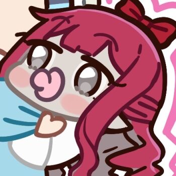  2girls aged_down baby baobhan_sith_(fate) commission commissioner_upload ebora fate/grand_order fate_(series) grey_eyes lowres morgan_le_fay_(fate) mother_and_daughter multiple_girls non-web_source pacifier pink_hair pointy_ears 