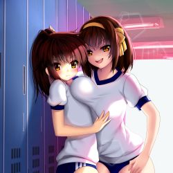 >:d 2girls :d :t artist_name backlighting blush breast_envy breast_press breasts brown_eyes brown_hair buruma ceiling_light closed_mouth cowboy_shot flat_chest genderswap genderswap_(mtf) gym_uniform hairband kashi_kosugi kyonko large_breasts lens_flare locker locker_room looking_at_viewer multiple_girls open_mouth ponytail pout puffy_short_sleeves puffy_sleeves shaded_face shirt short_sleeves smile sportswear sunlight suzumiya_haruhi suzumiya_haruhi_no_yuuutsu teeth unaligned_breasts v-shaped_eyebrows white_shirt yuri rating:Questionable score:62 user:danbooru >:d 2girls :d :t artist_name backlighting blush breast_envy breast_press breasts brown_eyes brown_hair buruma ceiling_light closed_mouth cowboy_shot flat_chest genderswap genderswap_(mtf) gym_uniform hairband kashi_kosugi kyonko large_breasts lens_flare locker locker_room looking_at_viewer multiple_girls open_mouth ponytail pout puffy_short_sleeves puffy_sleeves shaded_face shirt short_sleeves smile sportswear sunlight suzumiya_haruhi suzumiya_haruhi_no_yuuutsu teeth unaligned_breasts v-shaped_eyebrows white_shirt yuri rating:Questionable score:62 user:danbooru