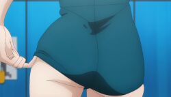 1girl adjusting_clothes adjusting_swimsuit anemo_nemo animated anime_screenshot ass ass_focus butt_crack denim denim_shorts dimples_of_venus from_behind hand_on_own_hip highres mahou_shoujo_ni_akogarete shorts swimsuit tagme video rating:Questionable score:137 user:PuttHutt