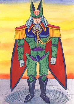  1boy cell_(dragon_ball) charles_zi_britannia code_geass dragon_ball voice_actor_connection wakamoto_norio 