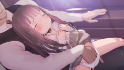 1boy 1girl 3d age_difference animated arms_up blush breasts brown_eyes brown_hair censored clenched_teeth closed_eyes collar custom_udon female_ejaculation female_orgasm fingering hetero highres indoors interior loli long_hair lying moaning mosaic_censoring navel nipples nude orgasm original panties penis pussy pussy_juice sex sitting size_difference small_breasts sound spread_legs tagme tears teeth underwear vaginal video rating:Explicit score:2133 user:spk