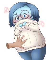 1girl artist_request blue_eyes blue_hair blue_skin blush buck_teeth glasses inside_out plump sadness_(inside_out) sweater tears rating:Safe score:7 user:Juni221 1girl artist_request blue_eyes blue_hair blue_skin blush buck_teeth glasses inside_out plump sadness_(inside_out) sweater tears rating:Safe score:7 user:Juni221