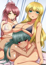 3girls absurdres artist_request ass bikini black_bikini blonde_hair blue_eyes breast_rest breasts breasts_on_head eyebrows_visible_through_hair finger_licking green_hair highres large_breasts licking long_hair looking_at_viewer lying multiple_girls on_stomach open_mouth orange_bikini original ponytail red_eyes red_hair sitting swimsuit watermark white_bikini yellow_eyes rating:Questionable score:5 user:danbooru 3girls absurdres artist_request ass bikini black_bikini blonde_hair blue_eyes breast_rest breasts breasts_on_head eyebrows_visible_through_hair finger_licking green_hair highres large_breasts licking long_hair looking_at_viewer lying multiple_girls on_stomach open_mouth orange_bikini original ponytail red_eyes red_hair sitting swimsuit watermark white_bikini yellow_eyes rating:Questionable score:5 user:danbooru