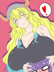 1boy 1girl bare_shoulders blonde_hair blush breasts cleavage dutch_angle eyes_closed gradient_hair hair_between_eyes hat heart highres horns huge_breasts kobayashi-san_chi_no_maidragon magatsuchi_shouta multicolored_hair purple_hair quetzalcoatl_(maidragon) simple_background smile tera_kinoko wavy_hair rating:Safe score:17 user:Sex._Furius 1boy 1girl bare_shoulders blonde_hair blush breasts cleavage dutch_angle eyes_closed gradient_hair hair_between_eyes hat heart highres horns huge_breasts kobayashi-san_chi_no_maidragon magatsuchi_shouta multicolored_hair purple_hair quetzalcoatl_(maidragon) simple_background smile tera_kinoko wavy_hair rating:Safe score:17 user:Sex._Furius