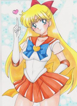  1girl adult_swim aino_minako bishoujo_senshi_sailor_moon bishoujo_senshi_sailor_moon_r bishoujo_senshi_sailor_moon_r:_the_movie bishoujo_senshi_sailor_moon_s bishoujo_senshi_sailor_moon_s_the_movie:_kaguya-hime_no_koibito bishoujo_senshi_sailor_moon_supers bishoujo_senshi_sailor_moon_supers_the_movie:_sailor_9_senshi_shuuketsu!_black_dream_hole_no_kiseki blonde_hair blue_eyes elbow_gloves gloves heart rascal_(n119) sailor_senshi_uniform sailor_venus toei_company toonami viz_media  rating:General score:1 user:TheWarren1995