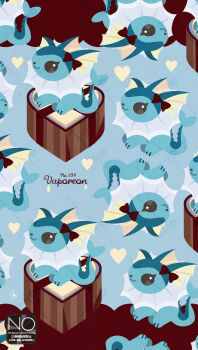  animal_focus blue_fur candy cetacean_tail chocolate chocolate_heart english_text fins fish_tail food forked_tail gen_1_pokemon happy_valentine head_fins heart heart-shaped_food highres meme_(sleepsheep) nintendo no_humans pokemon pokemon_(creature) pokemon_focus star_(symbol) star_in_eye symbol_in_eye tail valentine vaporeon 