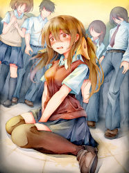 2boys 3girls absurdres bangs belt between_legs black_footwear black_hair black_legwear blue_pants blue_skirt blush breasts brown_footwear brown_hair brown_vest closed_mouth constricted_pupils crowd crying dutch_angle embarrassed eyebrows_visible_through_hair faceless faceless_female faceless_male flat_chest full_body hair_between_eyes hair_ribbon hand_between_legs hands_together hands_up highres kneehighs long_hair long_sleeves medium_breasts miniskirt multiple_boys multiple_girls necktie nose_blush open_mouth original pants peeing peeing_self pleated_skirt puddle red_eyes red_neckwear red_vest ribbon school_uniform shirt shoes short_hair short_sleeves sitting skirt solo_focus standing surprised swept_bangs tears teeth thighhighs tied_hair twintails v_arms vest wariza watakarashi wet wet_clothes white_shirt rating:Questionable score:4 user:AngryZapdos 2boys 3girls absurdres bangs belt between_legs black_footwear black_hair black_legwear blue_pants blue_skirt blush breasts brown_footwear brown_hair brown_vest closed_mouth constricted_pupils crowd crying dutch_angle embarrassed eyebrows_visible_through_hair faceless faceless_female faceless_male flat_chest full_body hair_between_eyes hair_ribbon hand_between_legs hands_together hands_up highres kneehighs long_hair long_sleeves medium_breasts miniskirt multiple_boys multiple_girls necktie nose_blush open_mouth original pants peeing peeing_self pleated_skirt puddle red_eyes red_neckwear red_vest ribbon school_uniform shirt shoes short_hair short_sleeves sitting skirt solo_focus standing surprised swept_bangs tears teeth thighhighs tied_hair twintails v_arms vest wariza watakarashi wet wet_clothes white_shirt rating:Questionable score:4 user:AngryZapdos
