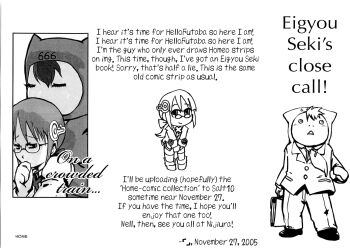  1boy blush briefcase eigyouseki english_text formal_clothes greyscale hard-translated homeo hood imuhata_shimuro monochrome necktie open_mouth os-tan pants shoes simuro suit text_focus third-party_edit translated xp_home-tan xphome 