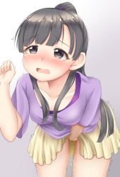 1girl bangs between_legs black_eyes black_hair blush breasts clenched_hand collarbone cowboy_shot embarrassed eyebrows_visible_through_hair female grey_background hair_tie hand_between_legs hand_up have_to_pee highres idolmaster idolmaster_cinderella_girls kobayakawa_sae leaning_forward long_hair looking_up matching_hair/eyes miniskirt naka_ushiro nose_blush open_mouth peeing peeing_self ponytail purple_shirt shiny shiny_hair shirt short_sleeves simple_background skirt small_breasts solo sparkle standing tears tied_hair trembling yellow_skirt rating:Questionable score:5 user:AngryZapdos 1girl bangs between_legs black_eyes black_hair blush breasts clenched_hand collarbone cowboy_shot embarrassed eyebrows_visible_through_hair female grey_background hair_tie hand_between_legs hand_up have_to_pee highres idolmaster idolmaster_cinderella_girls kobayakawa_sae leaning_forward long_hair looking_up matching_hair/eyes miniskirt naka_ushiro nose_blush open_mouth peeing peeing_self ponytail purple_shirt shiny shiny_hair shirt short_sleeves simple_background skirt small_breasts solo sparkle standing tears tied_hair trembling yellow_skirt rating:Questionable score:5 user:AngryZapdos