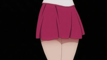  1girl animated animated_gif ass ass_focus clothes_lift ladies_versus_butlers! panties red_skirt saikyou_tomomi skirt skirt_lift solo striped_clothes striped_panties thighs underwear  rating:Questionable score:29 user:CrazedCzar1