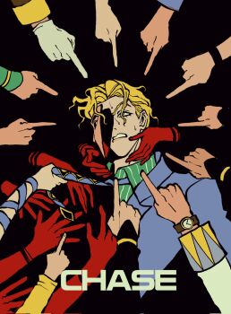  1boy 6+boys 6+others black_background blonde_hair clamchowder55 clenched_teeth diamond_wa_kudakenai formal_clothes gloves green_shirt grimace higashikata_josuke highres hirose_koichi jacket jojo_no_kimyou_na_bouken joseph_joestar joseph_joestar_(old) kawajiri_hayato kira_yoshikage kishibe_rohan kuujou_joutarou long_sleeves male_focus middle_finger multiple_boys multiple_others necktie nijimura_okuyasu out_of_frame pinstripe_pattern pinstripe_shirt pointing pointing_at_another purple_necktie red_gloves shirt solo_focus striped_clothes striped_shirt sugimoto_reimi suit surrounded surrounded_by_hands sweat teeth tsuji_aya vertical-striped_clothes vertical-striped_shirt watch white_gloves wristwatch yellow_eyes 