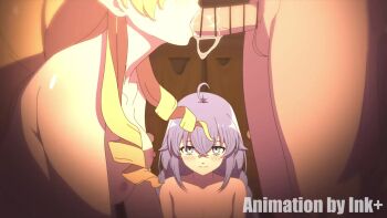  1boy 2girls ahoge animated bad_tag bar_censor bare_shoulders blonde_hair blue_eyes blush breasts censored closed_eyes closed_mouth collarbone completely_nude cuckquean drooling elinalise_dragonroad english_text erection fellatio flat_chest from_side group_sex hair_between_eyes head_out_of_frame heart hetero indoors inkplus large_breasts loli long_hair looking_at_another looking_at_viewer mask medium_breasts multicolored_hair multiple_boys multiple_girls mushoku_tensei nipples nude open_mouth oral original parted_lips penis purple_hair roxy_migurdia saliva saliva_trail short_hair sidelocks small_breasts solo_focus sweat tagme testicles threesome tongue uncensored veins very_long_hair video 