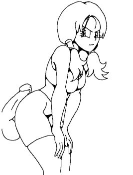  1boy 1girl animated animated_gif buttjob dragon_ball dragonball_z looping_animation penis uncensored videl  rating:Explicit score:49 user:paul_stone