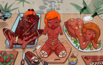  3girls apple apple_gag april_o'neil ben_10 butcher_knife cannibalism closed_eyes completely_nude corpse crossover death disembowelment dismemberment food food_gag fork from_above fruit gagged guro gwen_tennyson joruze kim_possible kim_possible_(series) knife loli multiple_girls nude on_plate pasta plate sauce saucer severed_arm severed_leg severed_limb spaghetti spoon stuffing teenage_mutant_ninja_turtles teenage_mutant_ninja_turtles_(2012) uncensored  rating:Explicit score:11 user:gunler