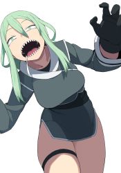 1girl accho_(macchonburike) bad_id breasts gluttony_(deadly_sins) green_eyes green_hair highgain_(accho) highres large_breasts looking_at_viewer matching_hair/eyes original sharp_teeth simple_background solo teeth thighs white_background rating:Safe score:14 user:danbooru 1girl accho_(macchonburike) bad_id breasts gluttony_(deadly_sins) green_eyes green_hair highgain_(accho) highres large_breasts looking_at_viewer matching_hair/eyes original sharp_teeth simple_background solo teeth thighs white_background rating:Safe score:14 user:danbooru