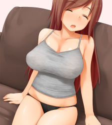 1girl black_panties blush breasts brown_hair camisole cleavage couch eyes_closed huge_breasts kaisen_chuui long_hair open_mouth original panties shirt sitting sleeping sleeping_upright solo taut_clothes taut_shirt underwear rating:Questionable score:77 user:danbooru 1girl black_panties blush breasts brown_hair camisole cleavage couch eyes_closed huge_breasts kaisen_chuui long_hair open_mouth original panties shirt sitting sleeping sleeping_upright solo taut_clothes taut_shirt underwear rating:Questionable score:77 user:danbooru