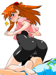 /\/\/\ 00s 1boy 1girl alternate_costume angry ass barefoot bike_shorts black_bodysuit blue_eyes blush bodysuit cameltoe clenched_teeth feet highres ikari_shinji kneeling latex long_hair looking_back musical_note neon_genesis_evangelion orange_hair rebuild_of_evangelion shinama shiny simple_background sitting sitting_on_face sitting_on_person skin_tight soles soryu_asuka_langley surprised teeth toes white_background rating:Questionable score:70 user:danbooru /\/\/\ 00s 1boy 1girl alternate_costume angry ass barefoot bike_shorts black_bodysuit blue_eyes blush bodysuit cameltoe clenched_teeth feet highres ikari_shinji kneeling latex long_hair looking_back musical_note neon_genesis_evangelion orange_hair rebuild_of_evangelion shinama shiny simple_background sitting sitting_on_face sitting_on_person skin_tight soles soryu_asuka_langley surprised teeth toes white_background rating:Questionable score:70 user:danbooru