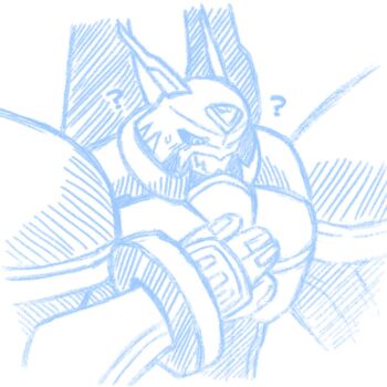  alphamon armor digicore digicore_interface digimon digimon_(creature) full_armor monochrome ? sketch  rating:General score:0 user:Chaos11