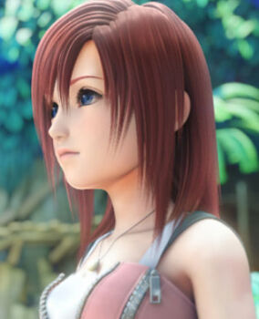  1girl blue_eyes female_focus kairi_(kingdom_hearts) kairi_(shery_rakuura) kingdom_hearts kingdom_hearts_ii lowres official_art red_hair solo  rating:Sensitive score:33 user:danbooru