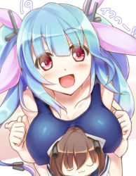 10s 2girls :3 :d between_breasts blue_eyes blush breast_rest breasts breasts_on_head brown_hair cleavage collarbone erect_nipples eyes_closed face hair_ribbon head_between_breasts headgear i-19_(kantai_collection) kantai_collection large_breasts long_hair looking_at_viewer multiple_girls one-piece_swimsuit open_mouth red_eyes ribbon school_swimsuit smile sorano_(12gou) swimsuit yukikaze_(kantai_collection) rating:Safe score:7 user:danbooru 10s 2girls :3 :d between_breasts blue_eyes blush breast_rest breasts breasts_on_head brown_hair cleavage collarbone erect_nipples eyes_closed face hair_ribbon head_between_breasts headgear i-19_(kantai_collection) kantai_collection large_breasts long_hair looking_at_viewer multiple_girls one-piece_swimsuit open_mouth red_eyes ribbon school_swimsuit smile sorano_(12gou) swimsuit yukikaze_(kantai_collection) rating:Safe score:7 user:danbooru