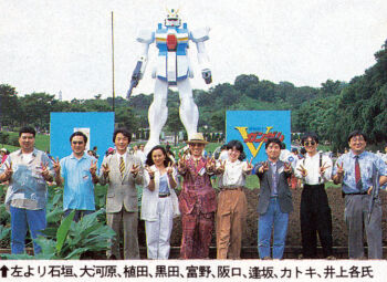  gundam katoki_hajime photo_(medium) statue tagme tomino_yoshiyuki victory_gundam 