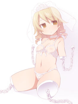 10s 1girl amputee bad_id bad_pixiv_id bdsm bondage bound bra breasts bridal_veil brown_eyes chain drill_hair empty_eyes female_focus idolmaster idolmaster_cinderella_girls looking_at_viewer morikubo_nono nipples panties quadruple_amputee see-through_clothes short_hair slave small_breasts solo thighs uccow underwear veil rating:Questionable score:96 user:danbooru