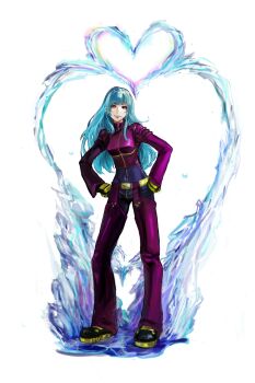 blue_hair gloves heart ice kula_diamond snk the_king_of_fighters the_king_of_fighters_2000 yellow_gloves  rating:General score:2 user:Toraji99