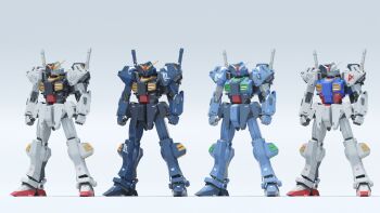 3d aeug char&#039;s_counterattack clenched_hands color_variation colored_lineart commentary_request earth_federation earth_federation_space_forces emblem fusion gassan_(7nan8ku) gradient_background gundam gundam_mk_ii gundam_msv highres machinery mecha mecha_focus missile_pod mobile_suit no_humans nu_gundam nu_gundam_mp_type original realistic redesign robot roundel science_fiction titans_(gundam) v-fin zeta_gundam