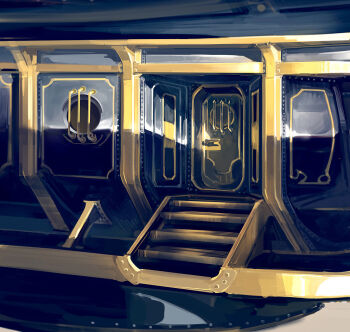 Rule 34 | aircraft, airship, ben lo, bioshock, bioshock (series), bioshock infinite, bolt (hardware), close-up, concept art, door, limited palette, no humans, outdoors, painterly, scenery, stairs, vehicle focus, window