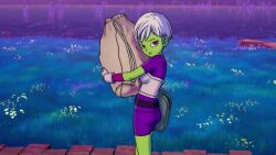 1girl 6+boys animal_ears animated ass audible_speech beerus black_hair blue_skin breasts broly_(dragon_ball_super) cat_ears cat_tail cheelai colored_skin dragon_ball dragon_ball_super dragon_ball_super_super_hero english_audio green_skin highres lemo_(dragon_ball) multiple_boys orange_skin purple_eyes purple_skin son_goku sound spiked_hair sweat tagme tail vegeta video whis white_hair yellow_eyes